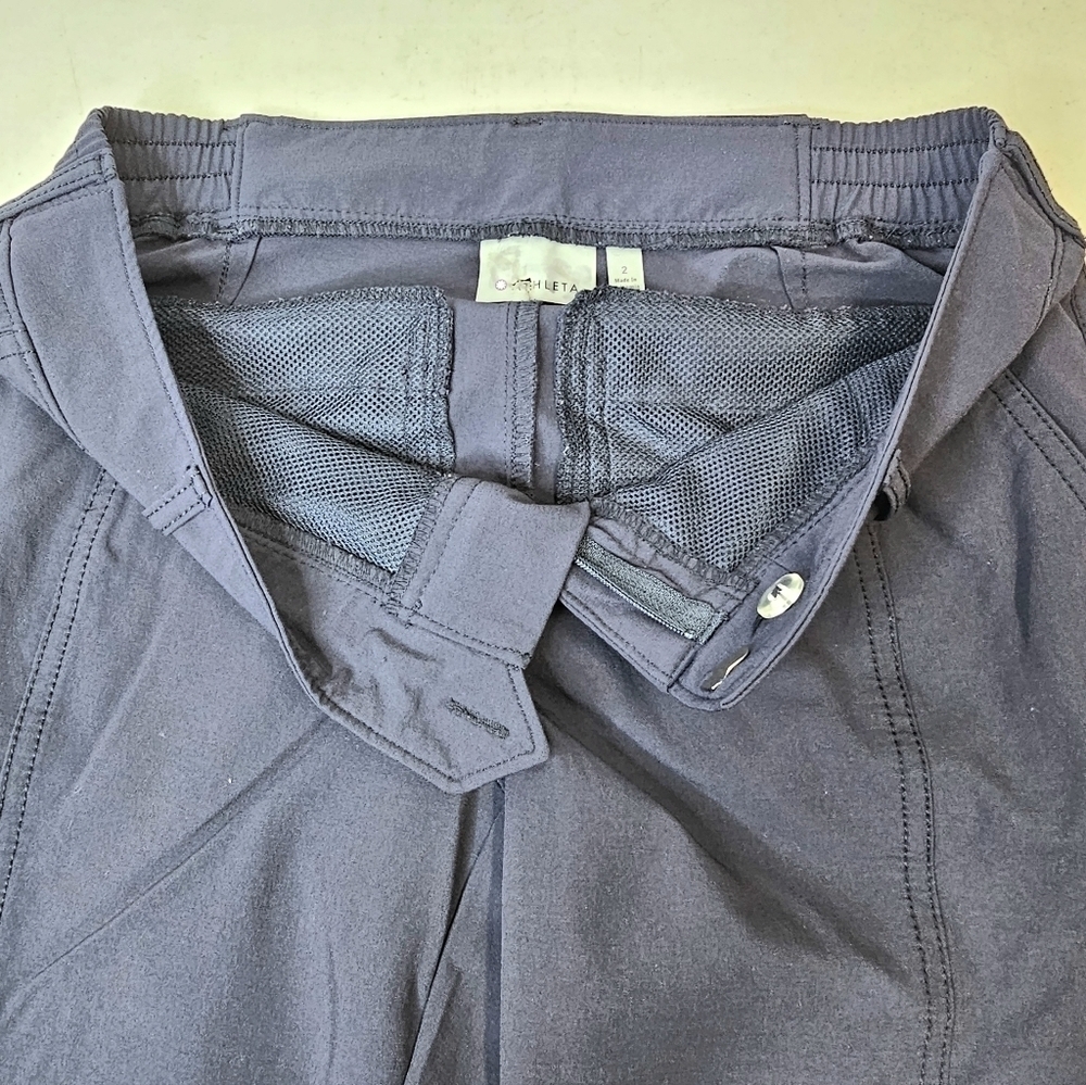 ATHLETA Women's Navy Blue size 2 Chino Trek Pants - Picture 8 of 16